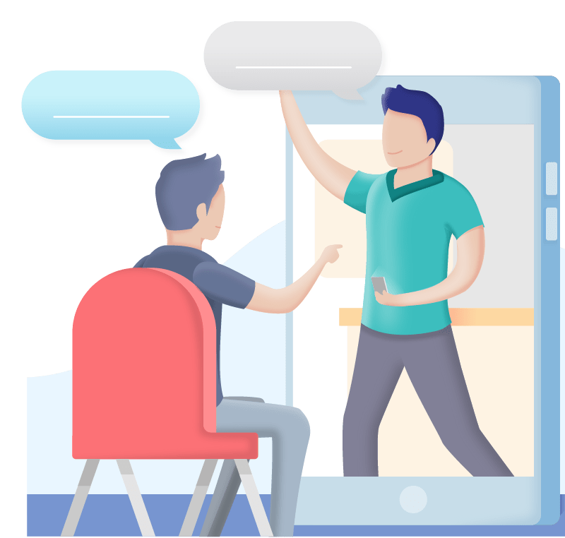 Bonus Artikel lernen Video 2 4 language school illustration 05